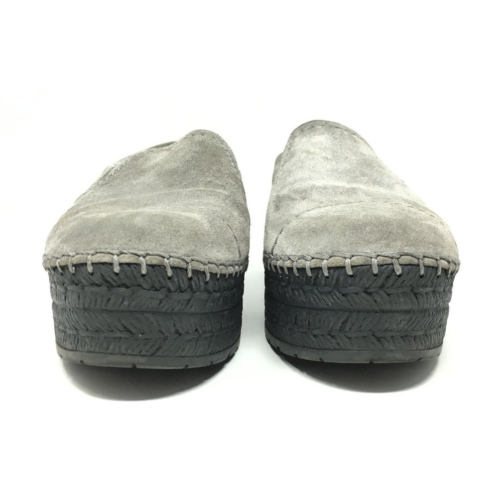 Prada Platform Loafers Shoes Size 39 EU/9 US Gray - Picture 6 of 10